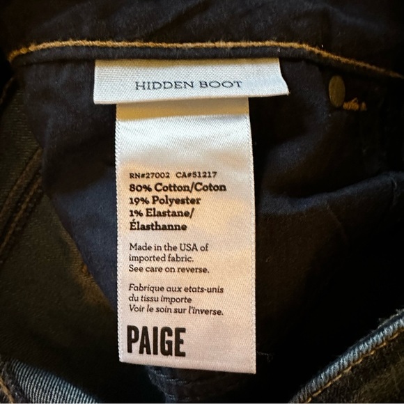 ๐3/$20๐ Paige Hidden Bootcut Low Rise - Picture 9 of 13